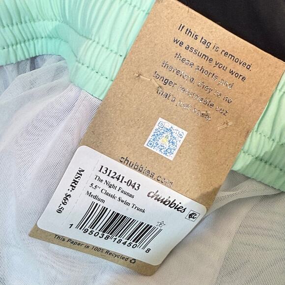 Chubbies Men's Classic 5.5" Swim Trunks, Size M, NWT - Picture 7 of 7